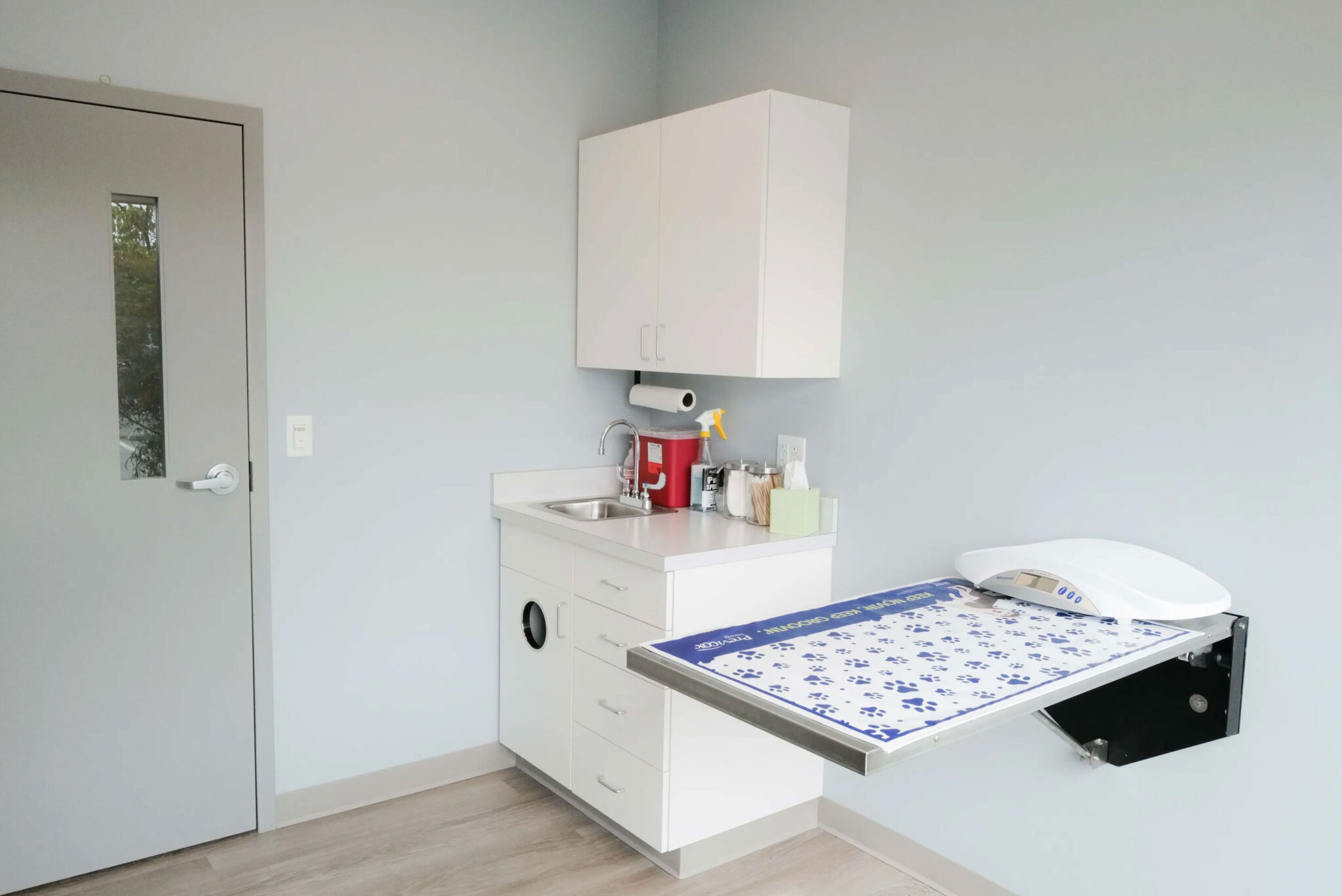 small exam room at Hershey Animal Emergency Center