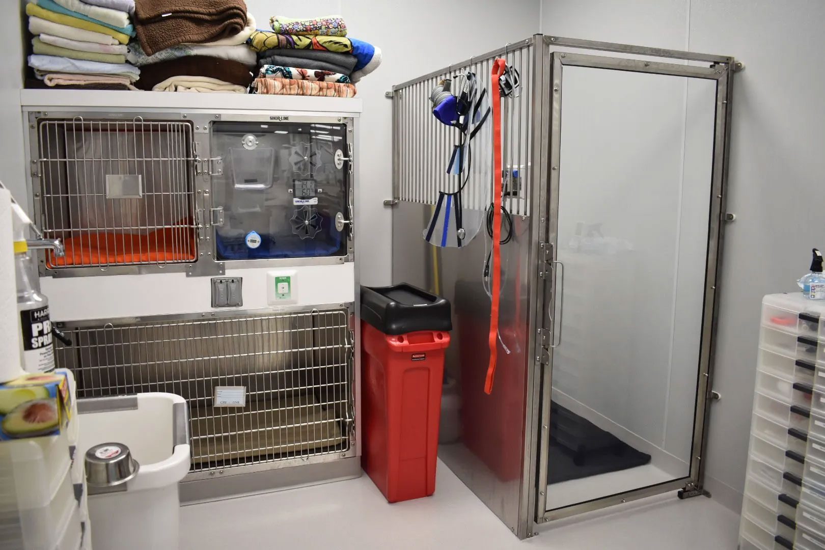 room for isolation at Hershey Animal Emergency Center
